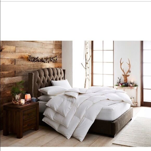 Hotel Collection European White Goose Down Lightweight Comforter,Hypoallergenic - Picture 1 of 5